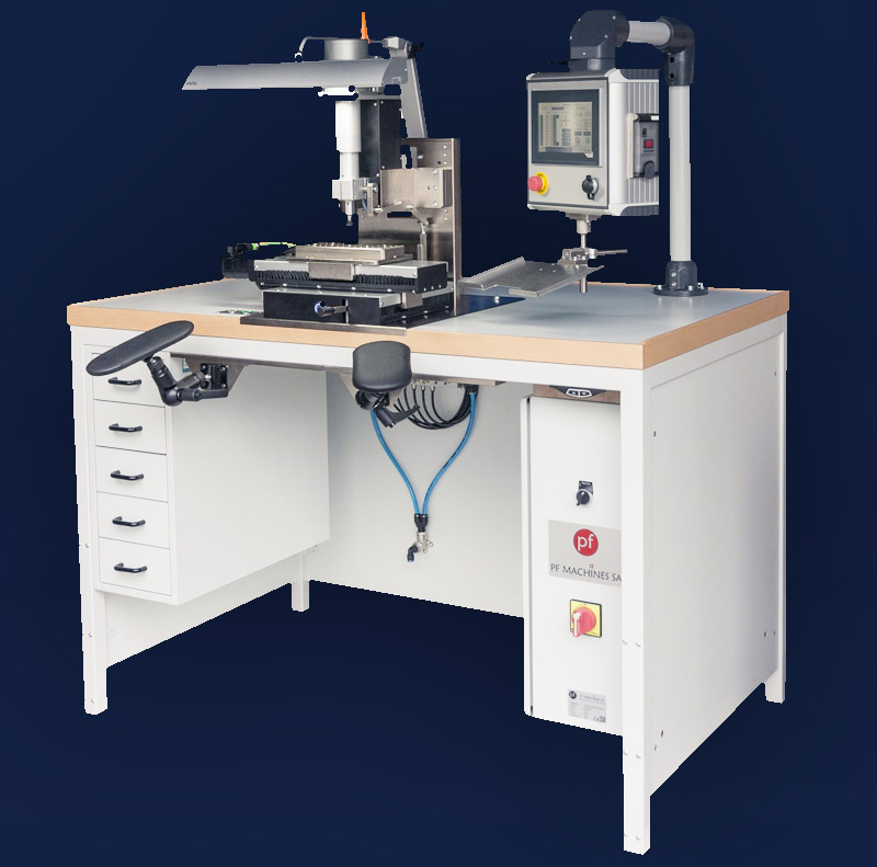 PF Machines: machine à cercler/adoucir C-sens